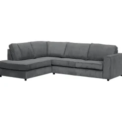 Leen Bakker Hoekbank Stuttgart links - antraciet Best