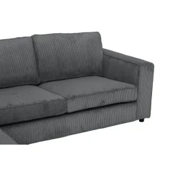 Leen Bakker Hoekbank Stuttgart links - antraciet Best