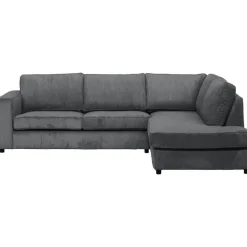 Leen Bakker Hoekbank Stuttgart rechts - antraciet Outlet