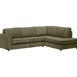 Leen Bakker Hoekbank Stuttgart rechts - olijfgroen Sale