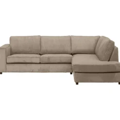 Leen Bakker Hoekbank Stuttgart rechts - taupe Sale