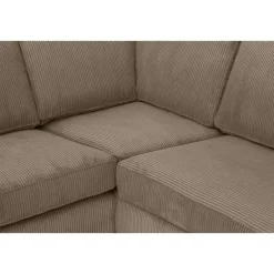 Leen Bakker Hoekbank Stuttgart rechts - taupe Sale