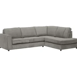 Leen Bakker Hoekbank Stuttgart rechts - grijs Outlet
