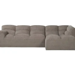 Leen Bakker Hoekbank Tibas rechts - stof Raven - beige Best