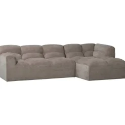 Leen Bakker Hoekbank Tibas rechts - stof Raven - beige Best