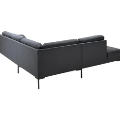 Leen Bakker Hoekbank Tom links - Basel - antraciet Clearance