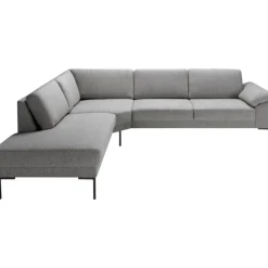 Leen Bakker Hoekbank Tom links - Monza - grijs New