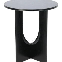 Home & Styling Bijzettafel Bari - zwart - D38x H42 cm - mdf hout Sale