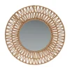 Home & Styling Spiegel - rond - naturel - 45cm - papier - wandspiegel New