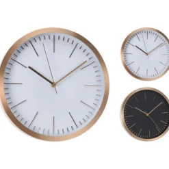 Home & Styling Home and Styling Collection wandklok - rosegoud met zwart - 30 cm Discount