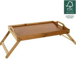 Merkloos Home Deco Factory bed tafeltje / dienblad op pootjes - 45 x 30 cm Discount