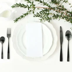 The Home Deco Factory Home Deco Factory Bestekset - 16 delig - zwart - RVS - 4 personen Online