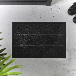 The Home Deco Factory Home deco factory Deurmat - anti slip - zwart - 40 x 60 cm Online