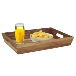 The Home Deco Factory Home Deco Factory dienblad van Acacia - 32 x 23 x 5 cm - bruin Best