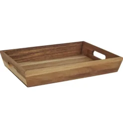 The Home Deco Factory Home Deco Factory dienblad van Acacia - 32 x 23 x 5 cm - bruin Best