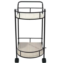 The Home Deco Factory Home Deco Factory Keukentrolley Bistro - metaal/hout - 68x39x80 cm Clearance