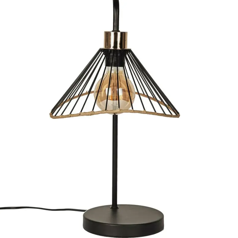 The Home Deco Factory Home deco factory LED Tafellamp Loft - zwart - 30 x 47 x 25 cm Outlet