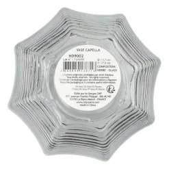 The Home Deco Factory Home deco factory vaas Capella - boeket - glas - groen- H28 cm Discount