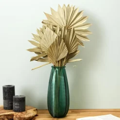 The Home Deco Factory Home deco factory vaas Capella - boeket - glas - groen- H28 cm Discount