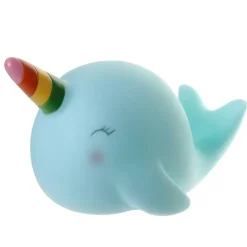 Home Deco Kids LED Nachtlampje - Walvis - aan/uit knop - 20 cm Outlet