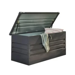 Merkloos HOME DELUXE - Metalen opbergbox MEGABOX XL - 126 x 56 cm 400l antraciet New