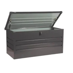 Merkloos HOME DELUXE - Metalen opbergbox MEGABOX XL - 126 x 56 cm 400l antraciet New