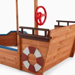 Merkloos HOME DELUXE - Scheepszandbak met bankje MATSCHEKISTE - 160 x 78 cm Clearance