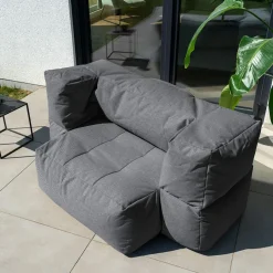 Merkloos HOME DELUXE buitenzitzak HEAVEN - antraciet 76 x 152 x 100 cm New