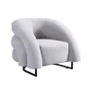Merkloos HOME DELUXE fauteuil MACA fluweel stof beige - 95 x 73 x 88 cm Clearance