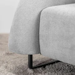 Merkloos HOME DELUXE fauteuil MACA fluweel stof beige - 95 x 73 x 88 cm Clearance