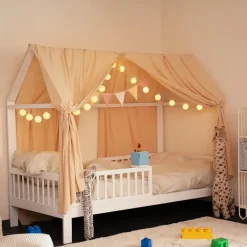 Merkloos HOME DELUXE Kinderbed STAR LAND Wit Sale