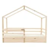 Merkloos HOME DELUXE Kinderbed WOLKENLAND Naturel Met Lades