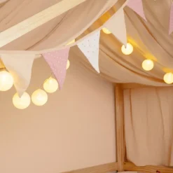 Merkloos HOME DELUXE Kinderbed WOLKENLAND Naturel Met Lades