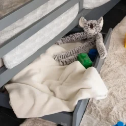 Merkloos HOME DELUXE kinderbed WOLKENLAND grijs met lades Hot