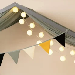 Merkloos HOME DELUXE kinderbed WOLKENLAND grijs met lades Hot