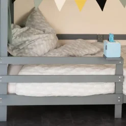 Merkloos HOME DELUXE kinderbed WOLKENLAND grijs met lades Hot