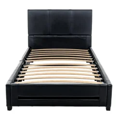 Merkloos HOME DELUXE LED bed ASTEROID zwart 90 x 200 cm Sale