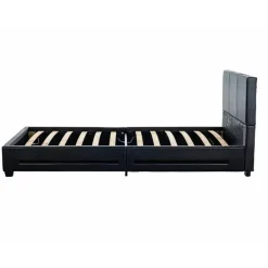 Merkloos HOME DELUXE LED bed ASTEROID zwart 90 x 200 cm Sale