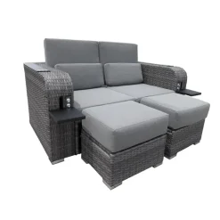 Merkloos HOME DELUXE loungeset HOLBY met regenhoes Discount