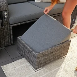 Merkloos HOME DELUXE loungeset HOLBY met regenhoes Discount