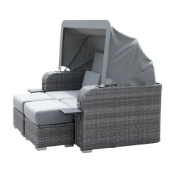 Merkloos HOME DELUXE loungeset HOLBY met regenhoes Discount