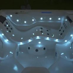 Merkloos HOME DELUXE Outdoor Whirlpool STREAM BIG Met trap en thermische afdekking Discount