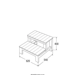 Merkloos HOME DELUXE Outdoor Whirlpool Accessoireset MARMER Best
