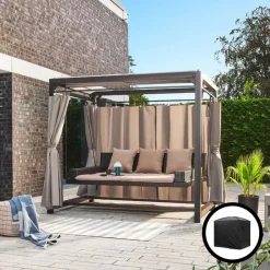 Merkloos HOME DELUXE Paviljoen PROVENCE inclusief regenhoes