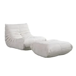 Merkloos HOME DELUXE Relax fauteuil met kruk CHILL - Beige Online
