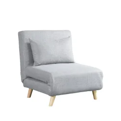 Merkloos HOME DELUXE Slaapstoel SNOOZE - Grijs 79 x 28 x 132 cm Clearance