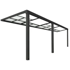 Merkloos HOME DELUXE SOLIS DELUXE terrasoverkapping grijs 579 x 295 x 233 / 272 cm Sale