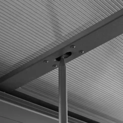 Merkloos HOME DELUXE Terrasoverkapping SOLIS DELUXE grijs 290 x 295 x 233 / 272 cm New