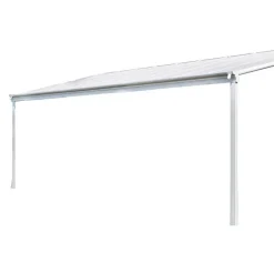Merkloos HOME DELUXE terrasoverkapping SOLIS wit 312 / 320 x 300 / 303 x 278 / 226 cm Clearance