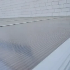 Merkloos HOME DELUXE terrasoverkapping SOLIS wit 312 / 320 x 300 / 303 x 278 / 226 cm Clearance